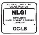 GC-LB车辆轴承润滑脂标准